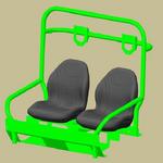 Teryx Rear Seat Assembly